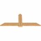 Ekena Millwork Eugene Smooth Timber Gable Bracket, Western Red Cedar, 60"W x 25"H x 1 1/2"D x 5 1/2"F, 10/12 Pitch GBW060X25X0206EUG00SWR - alternate 4
